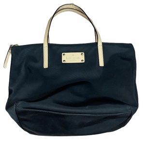 Kate Spade Small Nylon Leather Purse Black